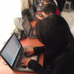 Laboratorio de computadoras, Proyecto la Pedrera, Quetzaltenango.