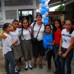 Estudiantes de la escuela rural Nuevo Palmarcito Retalhuleu.