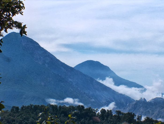 Volcán Santa Maria y Volcán Santiaguito, Quetzaltenango.