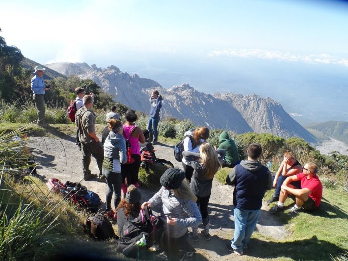 Cima del volcán Santiaguito, Quetzaltenango.