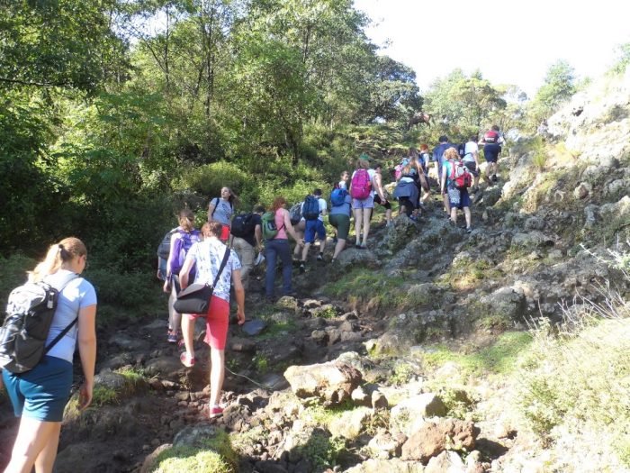 Caminata al volcán Santa María, Quetzaltenango.