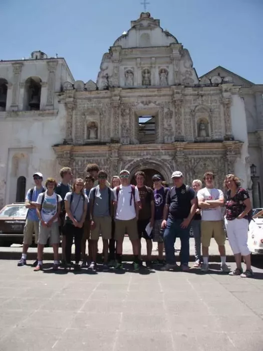 Tour centro histórico, estudiantes high school en Quetzaltenango